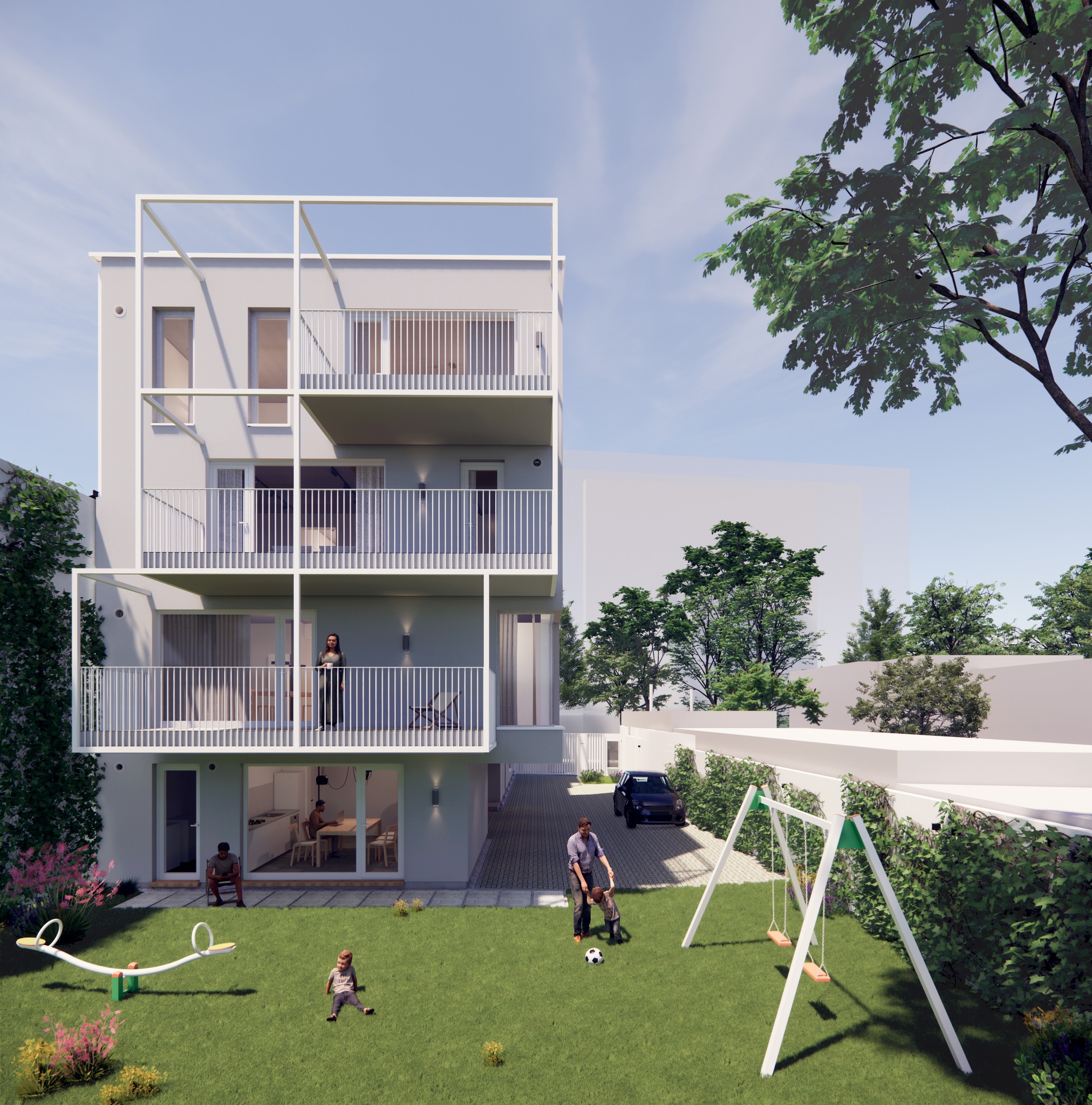 Curtea comună a primului proiect ApartamenTUal